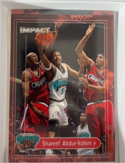 1999-00 SkyBox Impact #148 Shareef Abdur-Rahim — front