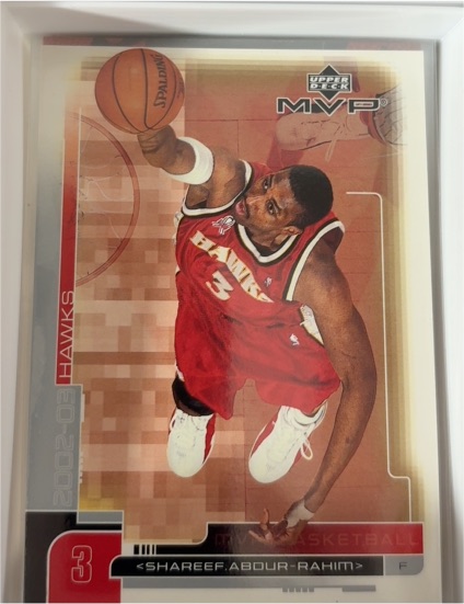 2002-03 Upper Deck MVP #1 Shareef Abdur-Rahim — front