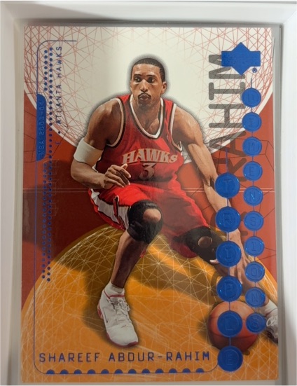 2003-04 Upper Deck Triple Dimensions #3 Shareef Abdur-Rahim — front