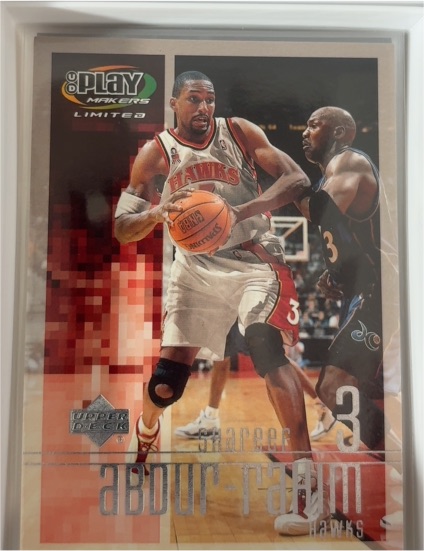 2001-02 Upper Deck Playmakers #3 Shareef Abdur-Rahim — front