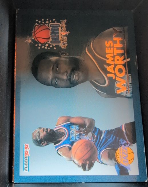 1992-93 Fleer All-Stars #24 James Worthy — front