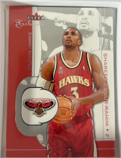 2001-02 Fleer Exclusive #110 Shareef Abdur-Rahim — front