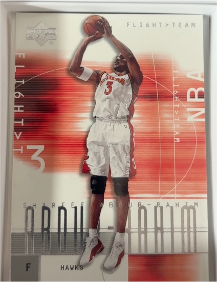2001-02 Upper Deck Flight Team #22 Shareef Abdur-Rahim — front