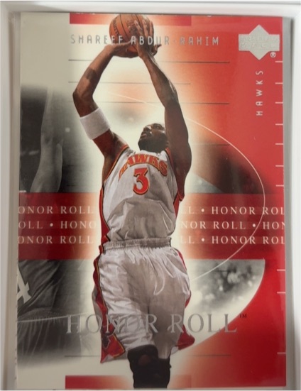 2001-02 Upper Deck Honor Roll #1 Shareef Abdur-Rahim — front