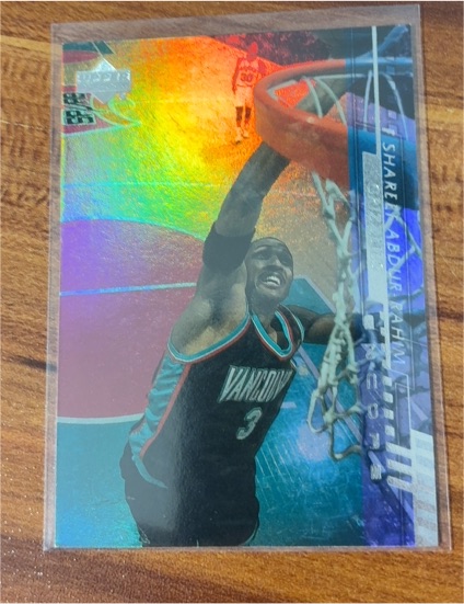 2000 Upper Deck SP Authentic Maximum Force #M3 Shareef Abdur-Rahim — front