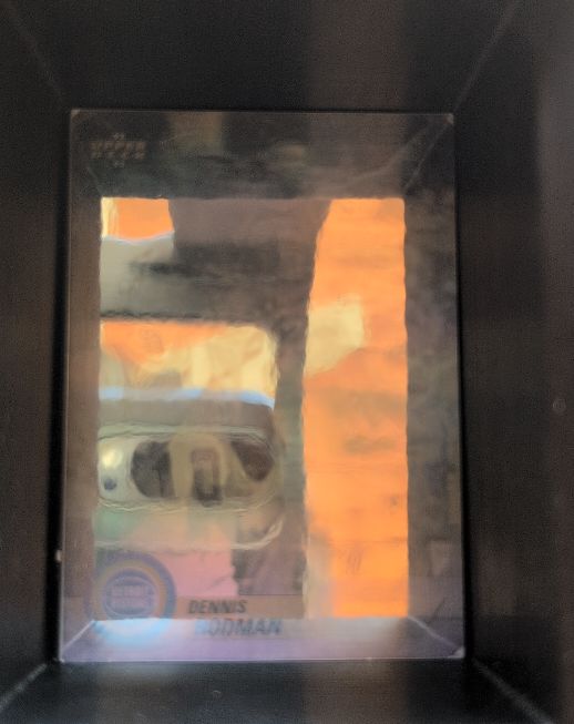 1991 Upper Deck #AW9 Dennis Rodman Award Winner Holograms — front