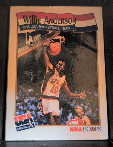 1991-92 NBA Hoops #565 Willie Anderson — front