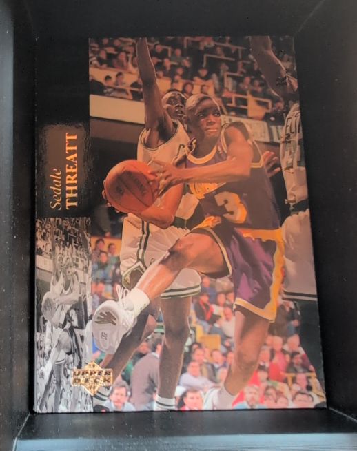 1993-94 Upper Deck #137 Sedale Threatt — front