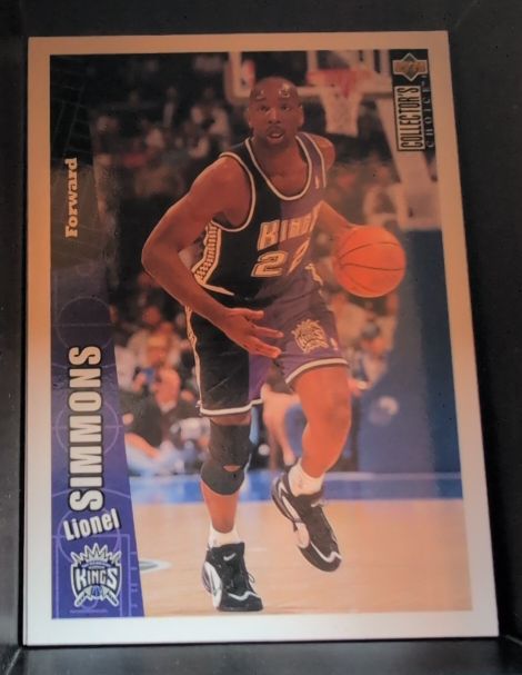 1996-97 Upper Deck Collector's Choice #323 Lionel Simmons — front
