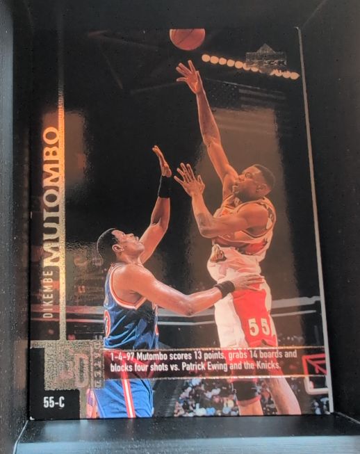 1997-98 Upper Deck #4 Dikembe Mutombo — front