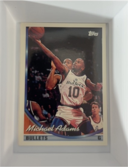 1993-94 Topps #371 Michael Adams — front