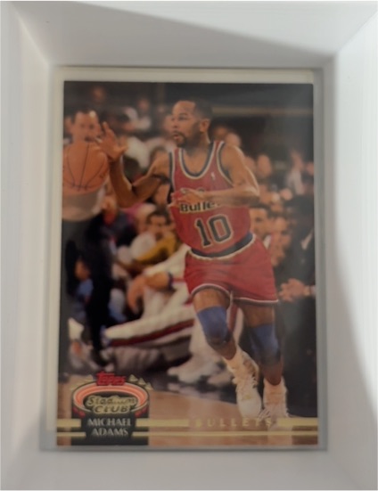 1992-93 Topps Stadium Club #134 Michael Adams — front