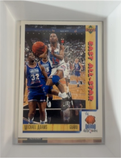 1991-92 Upper Deck #456 Michael Adams — front