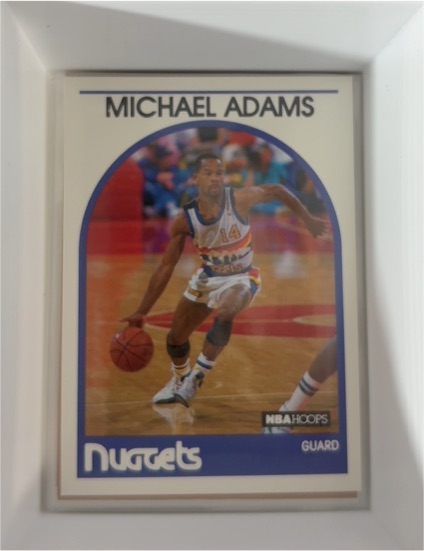 1989-90 Hoops #52 Michael Adams — front