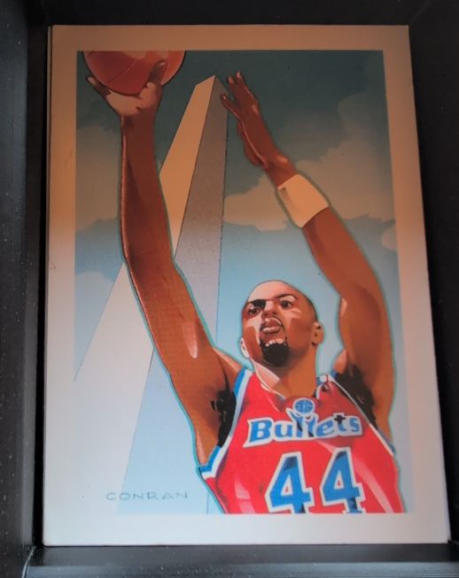 1991-92 NBA Hoops #529 Harvey Grant — front