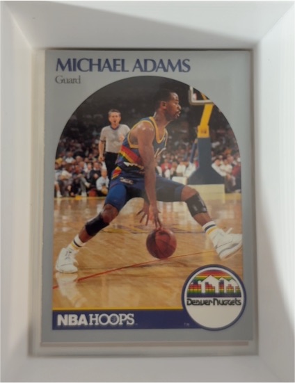 1990-91 NBA Hoops #91 Michael Adams — front