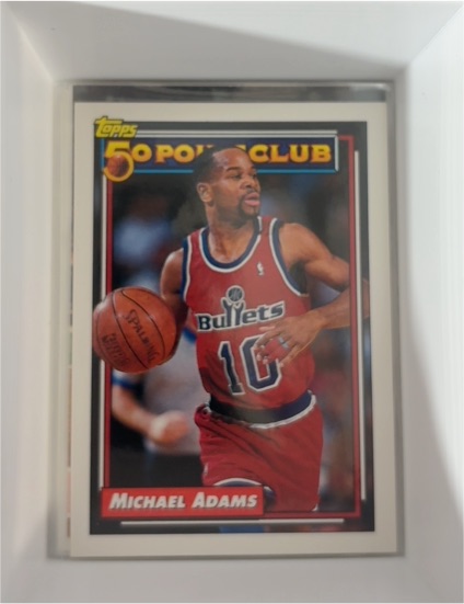 1992-93 Topps #206 Michael Adams — front