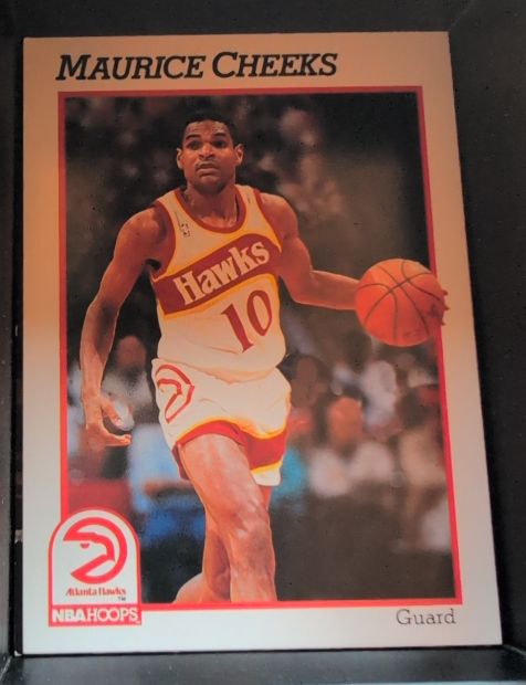 1991-92 NBA Hoops #331 Maurice Cheeks — front