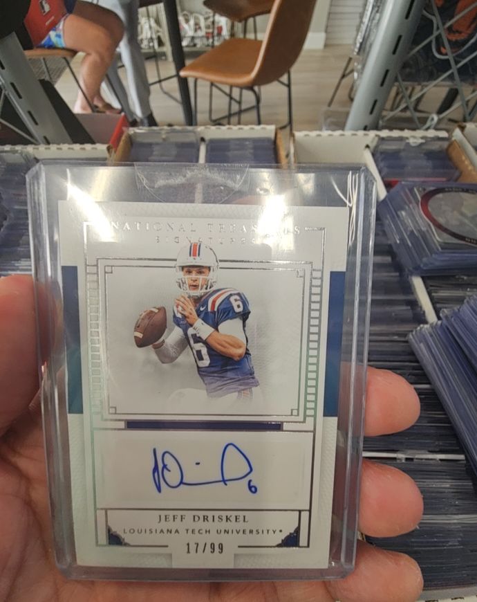 2016 Panini National Treasures #165 Jeff Driskel — front