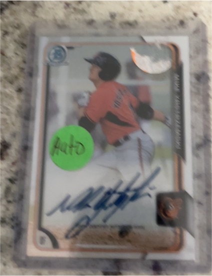 2015 Bowman Chrome #A5 Mike Yastrzemski — front