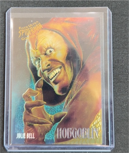 1995 Fleer Ultra Spider-Man Golden Web #3 Hobgoblin Julie Bell — front