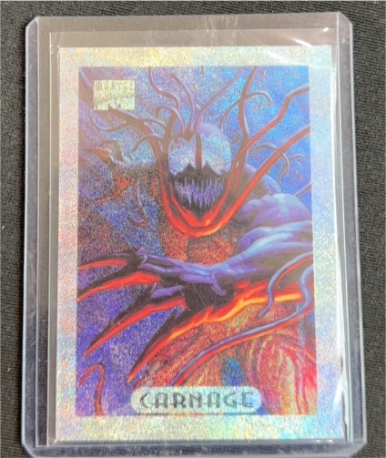 1994 Marvel Masterpieces #2 Carnage Silver Holofoil — front