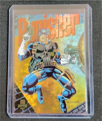 1994 Fleer Marvel Universe Power Blast #2 Punisher — front