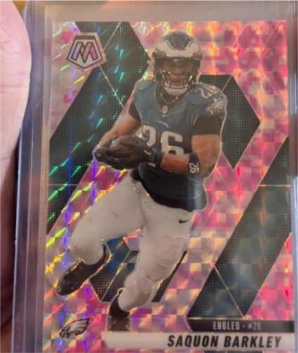 2025 Panini Mosaic #212 Saquon Barkley — front