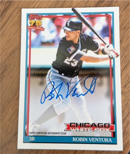 2026 Topps Series 1 #91A-RV Robin Ventura '91 — front