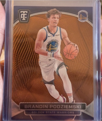 2024-25 Panini Totally Certified #116 Brandin Podziemski — front