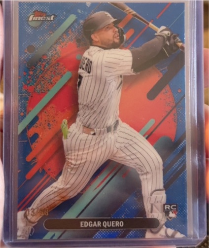 2025 Topps Finest #97 Edgar Quero — front