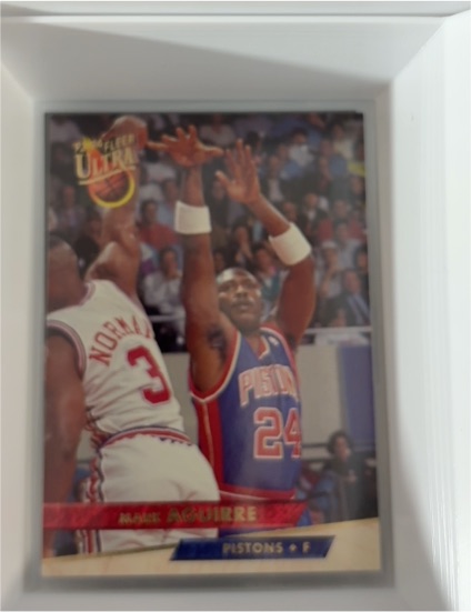 1993-94 Fleer Ultra #55 Mark Aguirre — front