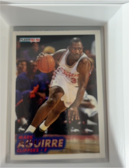 1993-94 Fleer #305 Mark Aguirre — front