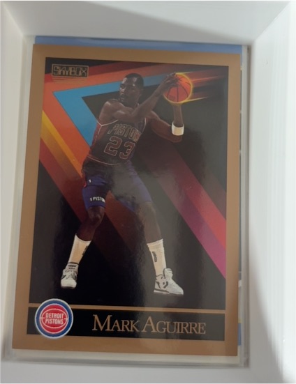 1990-91 SkyBox #82 Mark Aguirre — front