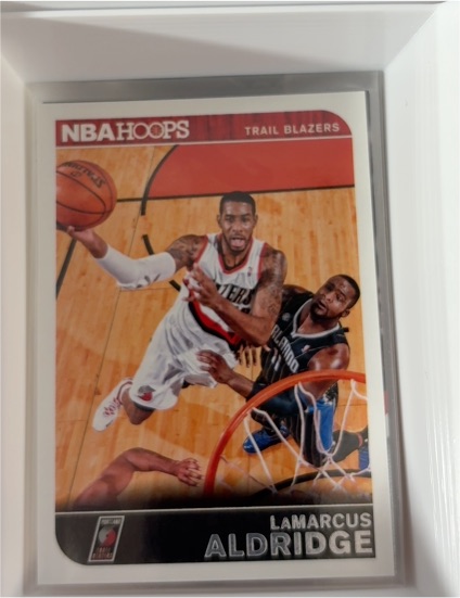 2014-15 Panini NBA Hoops #46 LaMarcus Aldridge — front