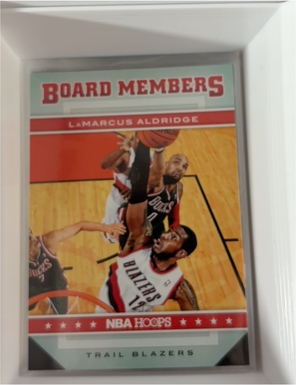 2012-13 Panini NBA Hoops Board Members #20 LaMarcus Aldridge — front