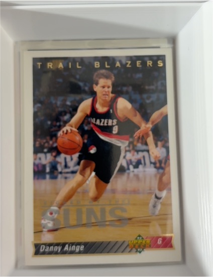1992-93 Upper Deck #75 Danny Ainge Portland Trail Blazers — front