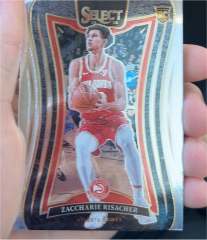 2024-25 Panini Select #379 Zaccharie Risacher — front