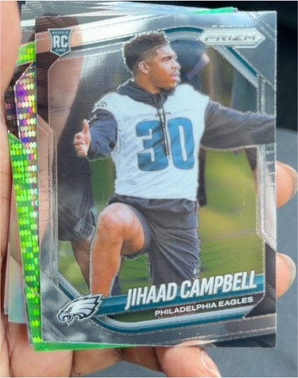2025 Panini Prizm #334 Jihaad Campbell — front