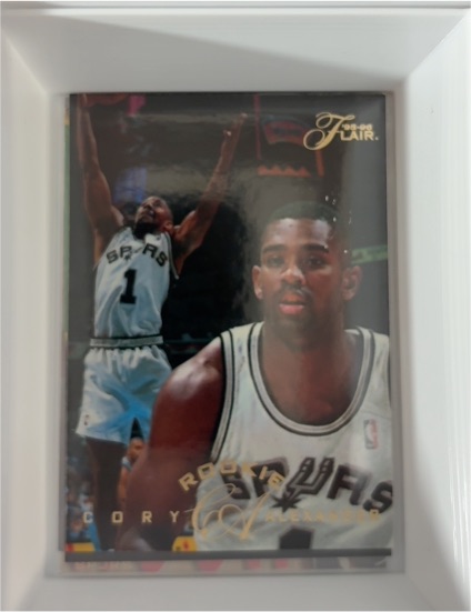1995-96 Flair #199 Cory Alexander Rookie Card — front