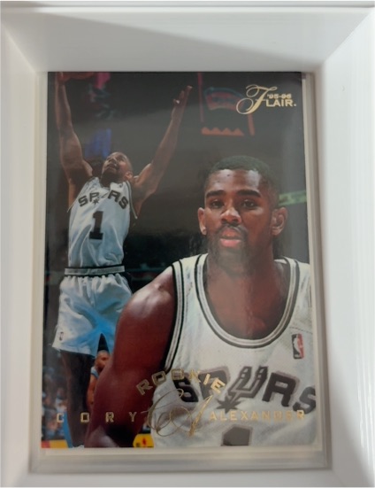 1995-96 Flair #199 Cory Alexander Rookie — front