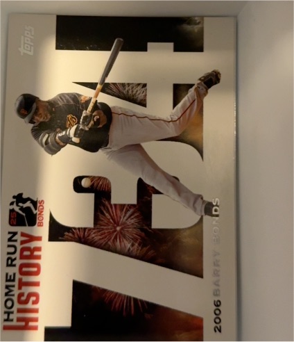 2006 Topps Updates & Highlights #BB709 Barry Bonds Home Run History — front