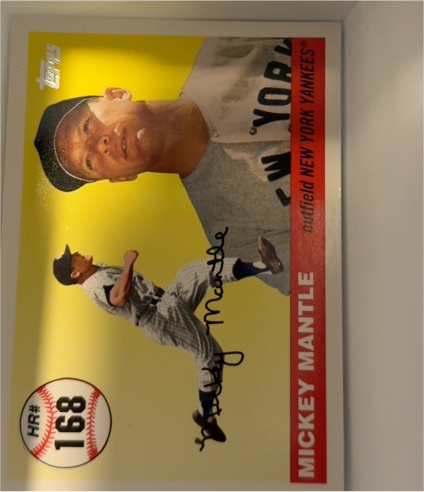 2006 Topps #168 Mickey Mantle — front