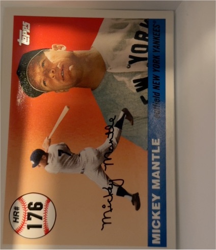 2006 Topps Mickey Mantle Home Run History #MHR176 Mickey Mantle — front