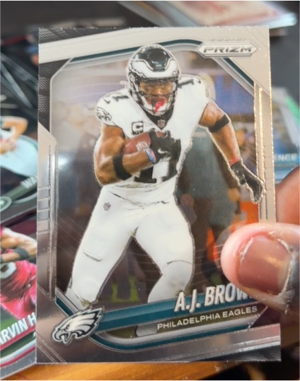 2025 Panini Prizm #253 A.J. Brown Philadelphia Eagles — front