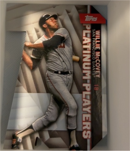 2021 Topps Series 1 Platinum Players Die Cut #PDC-23 Willie McCovey — front
