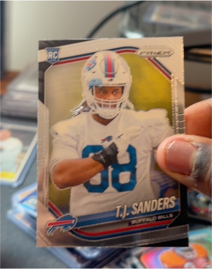 2025 Panini Prizm #338 T.J. Sanders — front