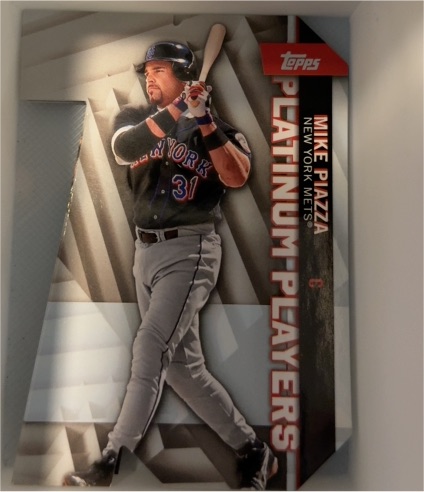 2021 Topps Series 1 Platinum Players Die Cut #PDC-18 Mike Piazza — front