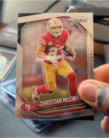 2025 Panini Prizm #156 Christian McCaffrey — front
