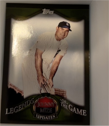 2009 Topps Update Legends of the Game #LGU10 Johnny Mize — front